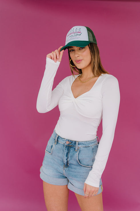 Barbie Moment Top// White